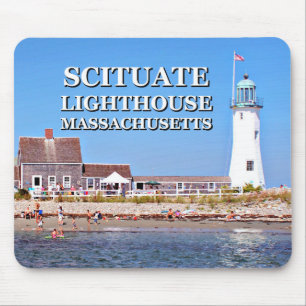 Scituate Lighthouse, Massachusetts Mousepad Muismat