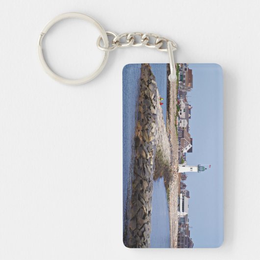 Scituate Lighthouse, Massachusetts Sleutelhanger (Voorkant)