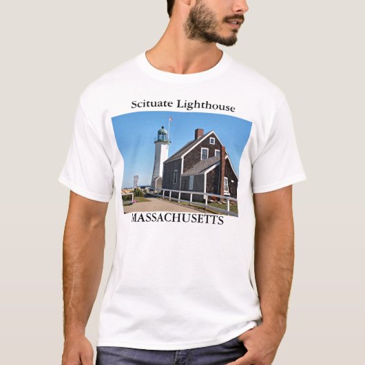 Scituate Lighthouse, Massachusetts T-Shirt (Voorkant)