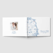 Scituate Massachusetts Kaart Elegante Bruiloft Gastenboek (Volledig)