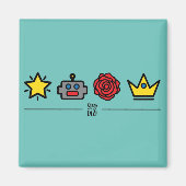 SCK Icons Blue Magnet (Voorkant)