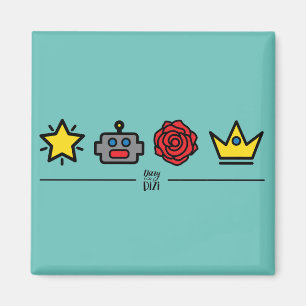 SCK Icons Blue Magnet