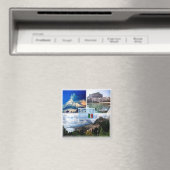 SCL003 SICILY Mosaic Etna Cefalu' Taormina Fridge Magneet (Insitu (Vaatwasser))