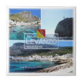 SCL009 LEVANZO EILAND, Mozaïek, Sicilië, Tegeltje (Voorkant)