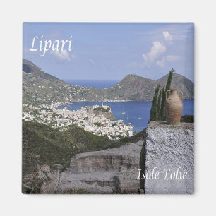 SCL045 EOLISCHE EILANDEN LIPARI, Sicilië, Koelkast Magneet