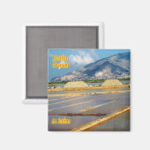 SCL058 TRAPANI - Le Saline - Sicilië - Fridge Magneet (Voorkant / Achterkant)