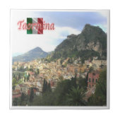 SCL063 TAORMINA, Sicilië, Italië, Tegeltje (Voorkant)