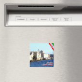 SCL070 SIRACUSA Kasteel Maniace, Sicilië, Koelkast Magneet (Insitu (Vaatwasser))