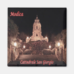 SCL077 MODICA, Sint-Joriskathedraal, Koelkast Magneet