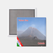 SCL087 CATANIA, ETNA, Sicilië, Italië, Koelkast Magneet (Voorkant / Achterkant)