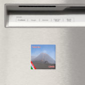 SCL087 CATANIA, ETNA, Sicilië, Italië, Koelkast Magneet (Insitu (Vaatwasser))