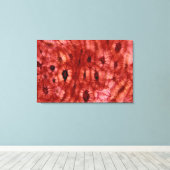 Sclerenchyma-cellen uit een Cherry Pit Canvas Afdruk (Insitu (Houten vloer))