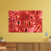 Sclerenchyma-cellen uit een Cherry Pit Canvas Afdruk (Insitu (Woonkamer))