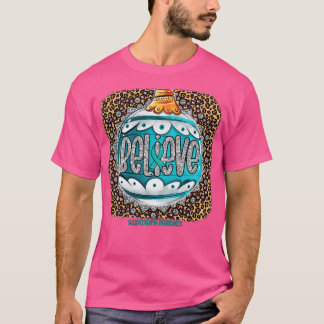 Scleroderma Awareness Believe Ornament L T-shirt
