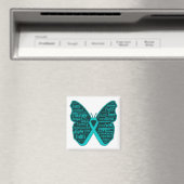 Scleroderma Awareness Butterfly Ribbon Magneet (Insitu (Vaatwasser))