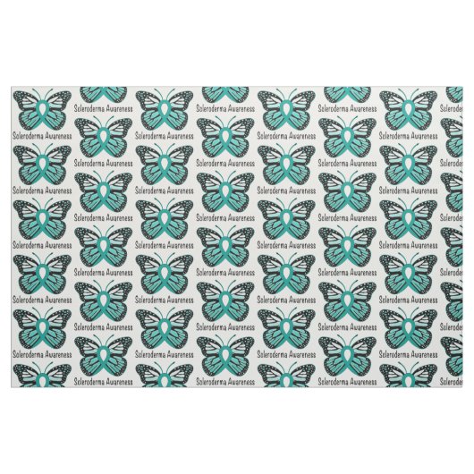 Scleroderma Awareness Butterfly Stof (Fat Quarter)