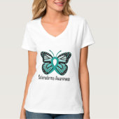 Scleroderma Awareness Butterfly T-shirt (Voorkant)