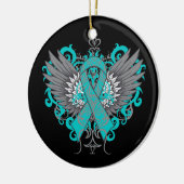 Scleroderma Awareness Cool Wings Keramisch Ornament (Links)