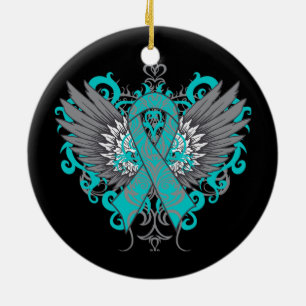 Scleroderma Awareness Cool Wings Keramisch Ornament