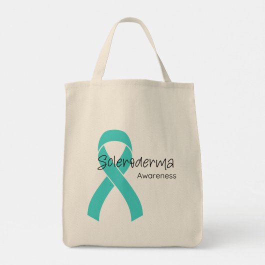 Scleroderma Awareness Grocery Tote Bag (Achterkant)