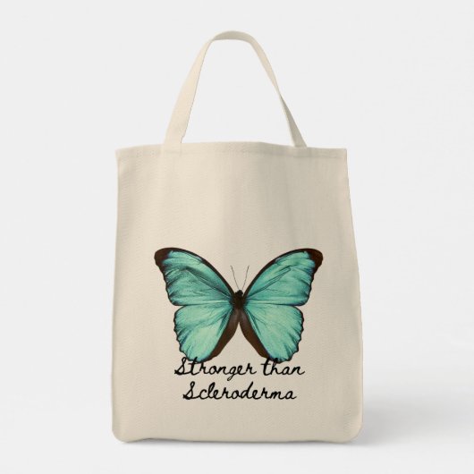 Scleroderma Awareness Grocery Tote Bag (Achterkant)