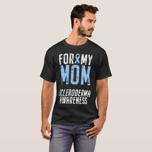 Scleroderma Awareness Mom Ribbon T-shirt (Voorkant volledig)
