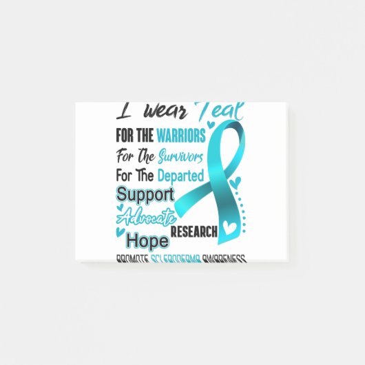Scleroderma Awareness Month Ribbon Gifts Post-it® Notes (Voorkant)