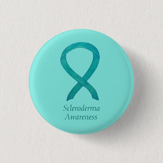 Scleroderma Awareness Ribbon Custom Pins Ronde Button 3,2 Cm (Voorkant)