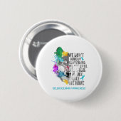 Scleroderma Awareness Ribbon Support Giften Ronde Button 5,7 Cm (Voorkant /achterkant)