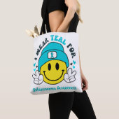Scleroderma Awareness Ribbon Support Giften Tote Bag (Dichtbij)