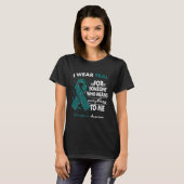 Scleroderma Awareness Warrior Support Surviving T-shirt (Voorkant volledig)