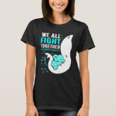 Scleroderma Awareness We are all Fight Together El T-shirt (Voorkant)