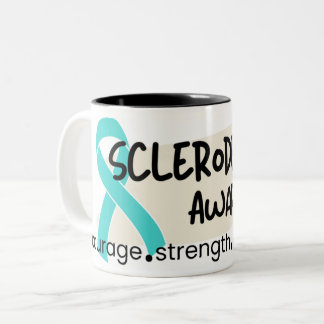 Scleroderma Bewustmakingsmagneten Tweekleurige Koffiemok