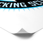 Scleroderma Boxing Girl Poster (Hoek)