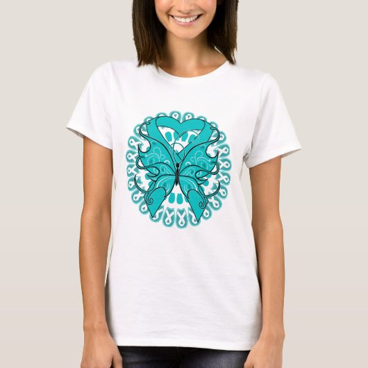 Scleroderma Butterfly Circle of Ribbons T-shirt (Voorkant)