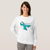 Scleroderma Disease Awareness Ribbon T-shirt (Voorkant volledig)
