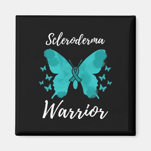Scleroderma Krijger Scleroderma Bewustzijn Magneet (Voorkant)