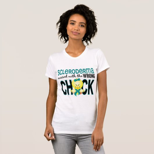 Scleroderma met verkeerde steen t-shirt (Voorkant volledig)