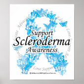 Scleroderma Ribbon of Butterflies Poster (Voorkant)