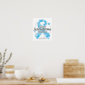 Scleroderma Ribbon of Butterflies Poster (Keuken)