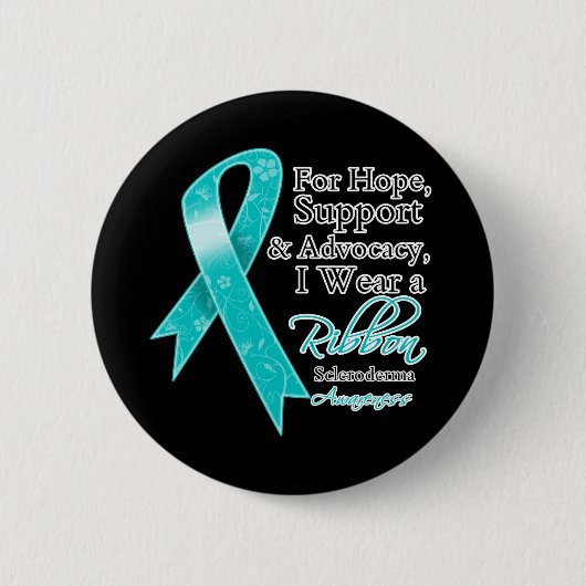 Scleroderma Support Hope Awareness Ronde Button 5,7 Cm (Voorkant)
