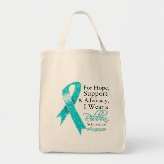 Scleroderma Support Hope Awareness Tote Bag (Voorkant)