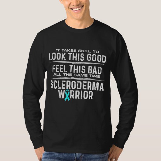 Scleroderma Survivor Warrior Skills Awareness 1 T-shirt (Voorkant)