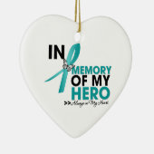 Scleroderma Tribute in Memory of My Hero Keramisch Ornament (Rechts)