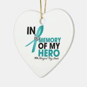 Scleroderma Tribute in Memory of My Hero Keramisch Ornament (Links)