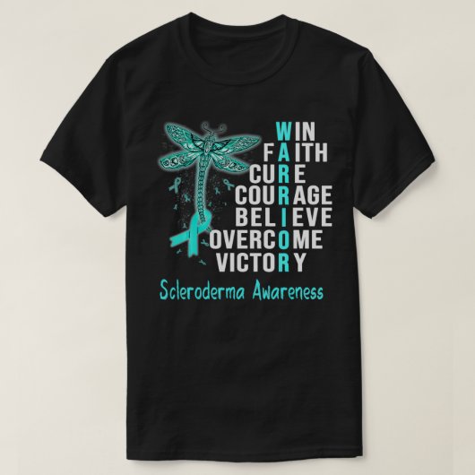 Scleroderma Warrior Scleroderma Awareness T-shirt (Design voorkant)