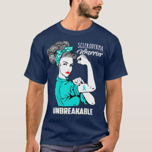 Scleroderma Warrior Unbreekable Awareness Gift T-shirt