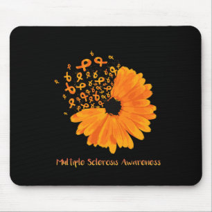Sclerose Bewustzijn Lint Bloem MS Hope Fighter Muismat