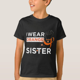 Sclerose Bewustzijn Ms I Draag Sinaasappel voor mi T-shirt
