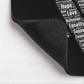 Sclerose Bewustzijn MS Respect Zorg Advocacy Gift Muismat (Hoek)